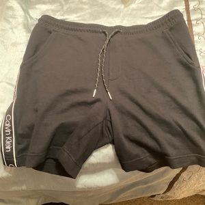 Black Calvin Klein shorts